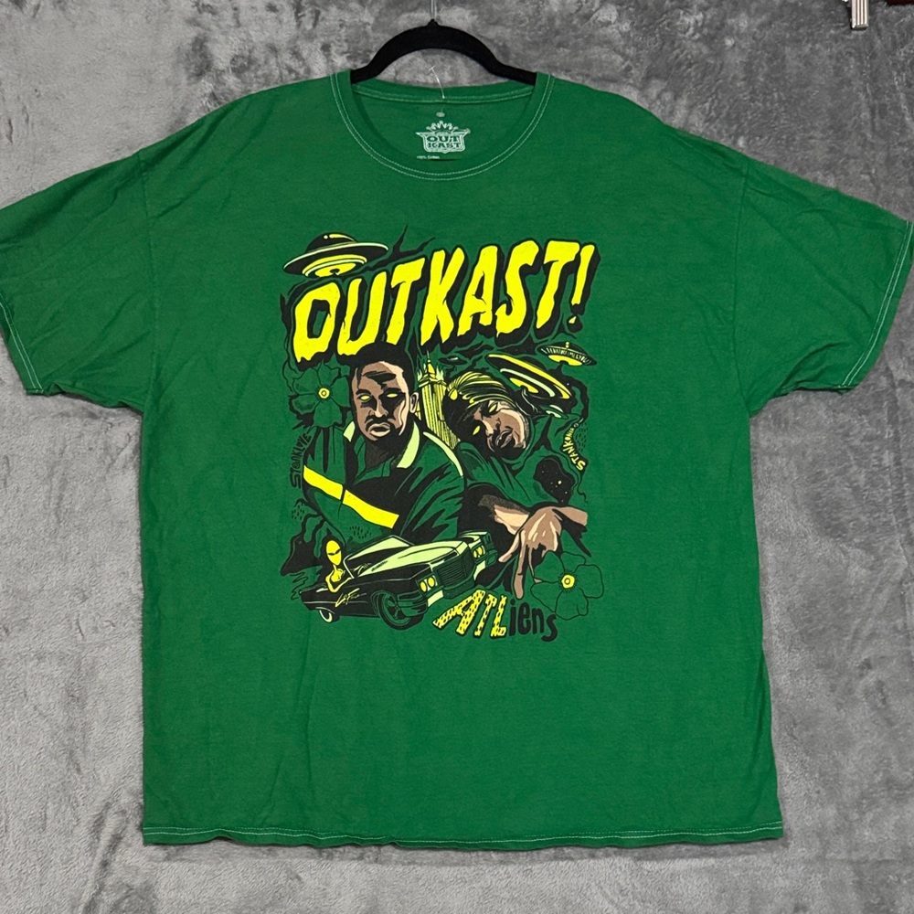 90's Old School OUTKAST Men's 100% Cotton T-Shirt Size XL  NWOT - Picture 2 of 4